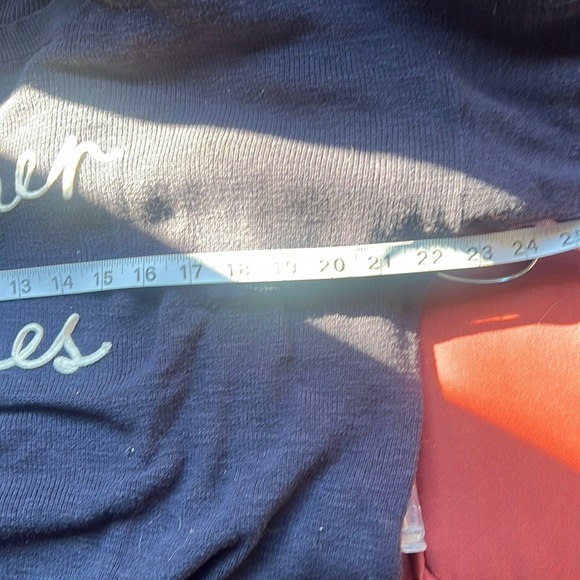 Loft Summer Vibe Blue Light Sweater Large - Picture 3 of 6